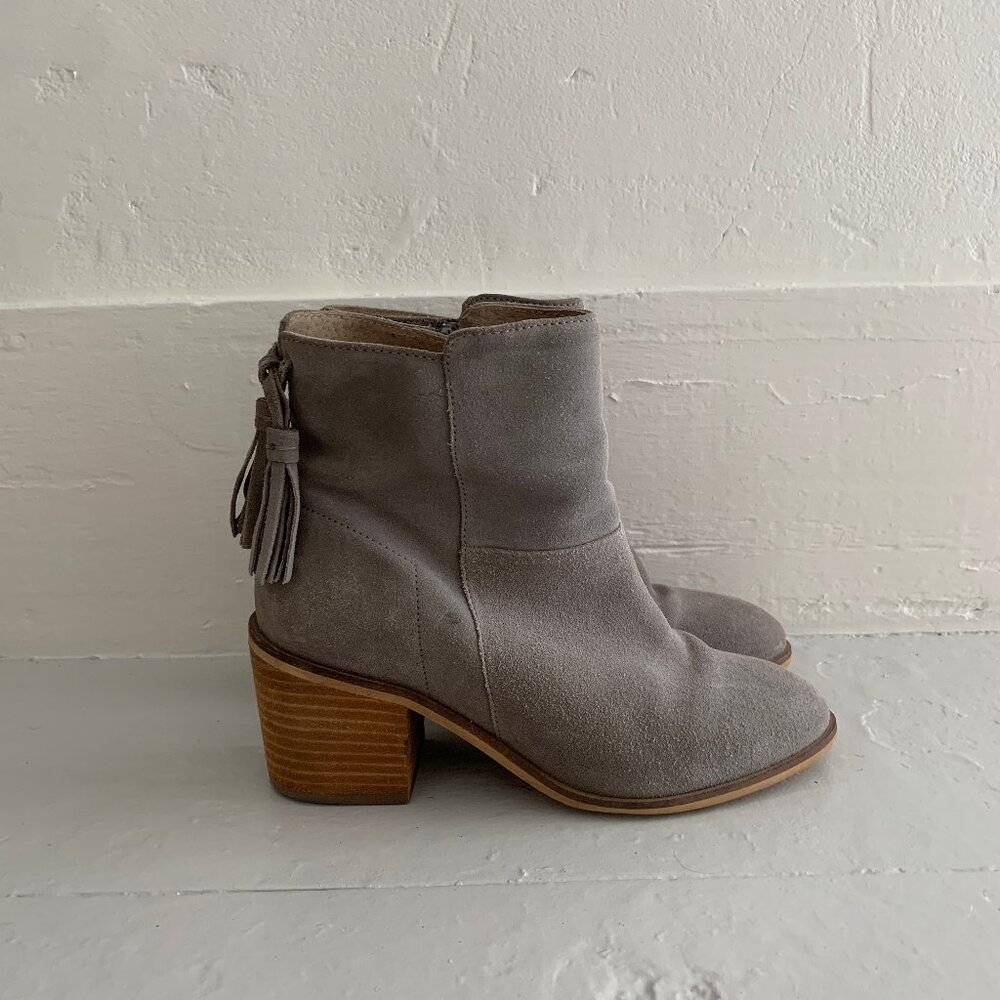 Anthropology Liendo by Seychelles Leather Tassel Ankle Boots
